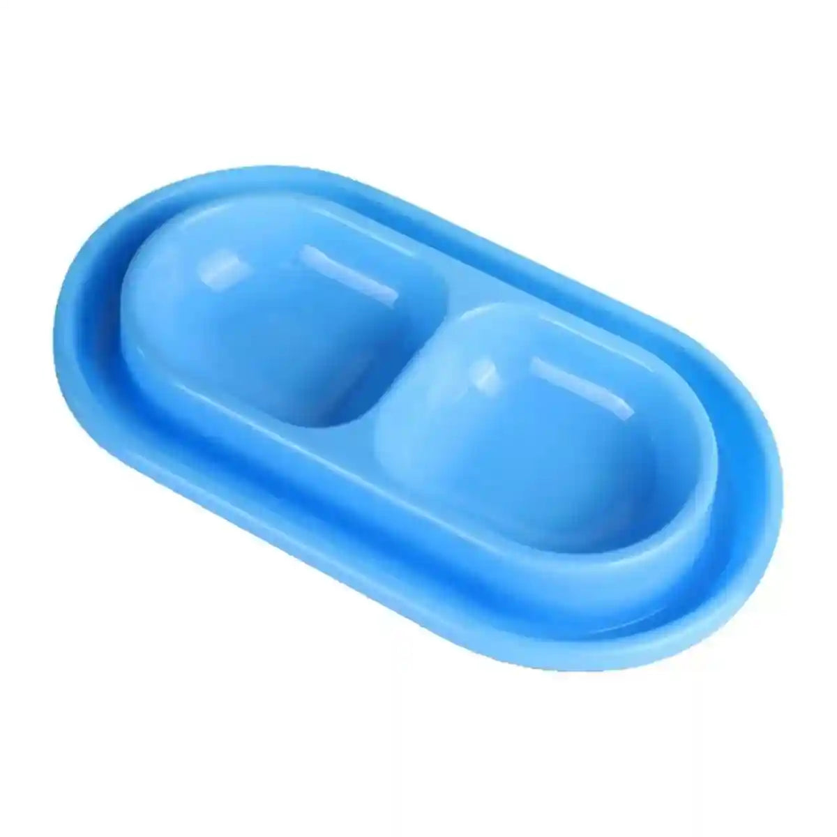 Outdoor Waterproof Double Cat Feeding Bowl Rainproof Pet Food Bowl Anti-Ant