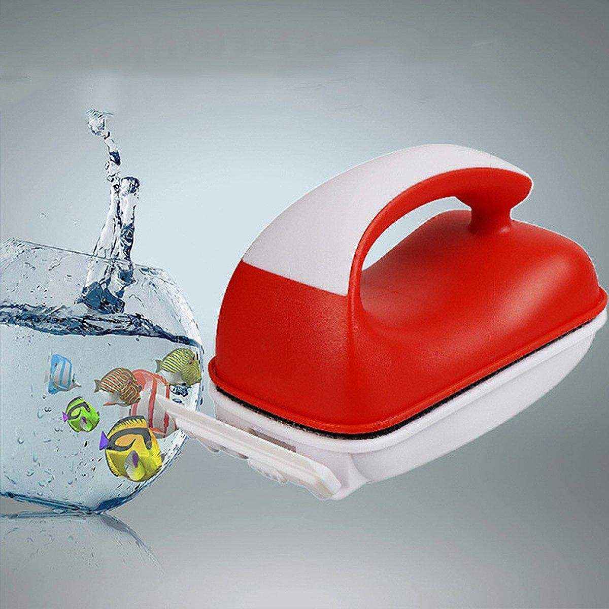 Aquarium Fish Tank Magnetic Brush With Scraper