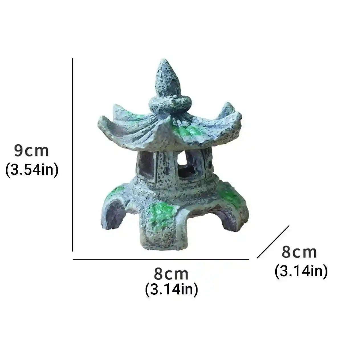 Antique Style Resin Lighthouse for Aquariums