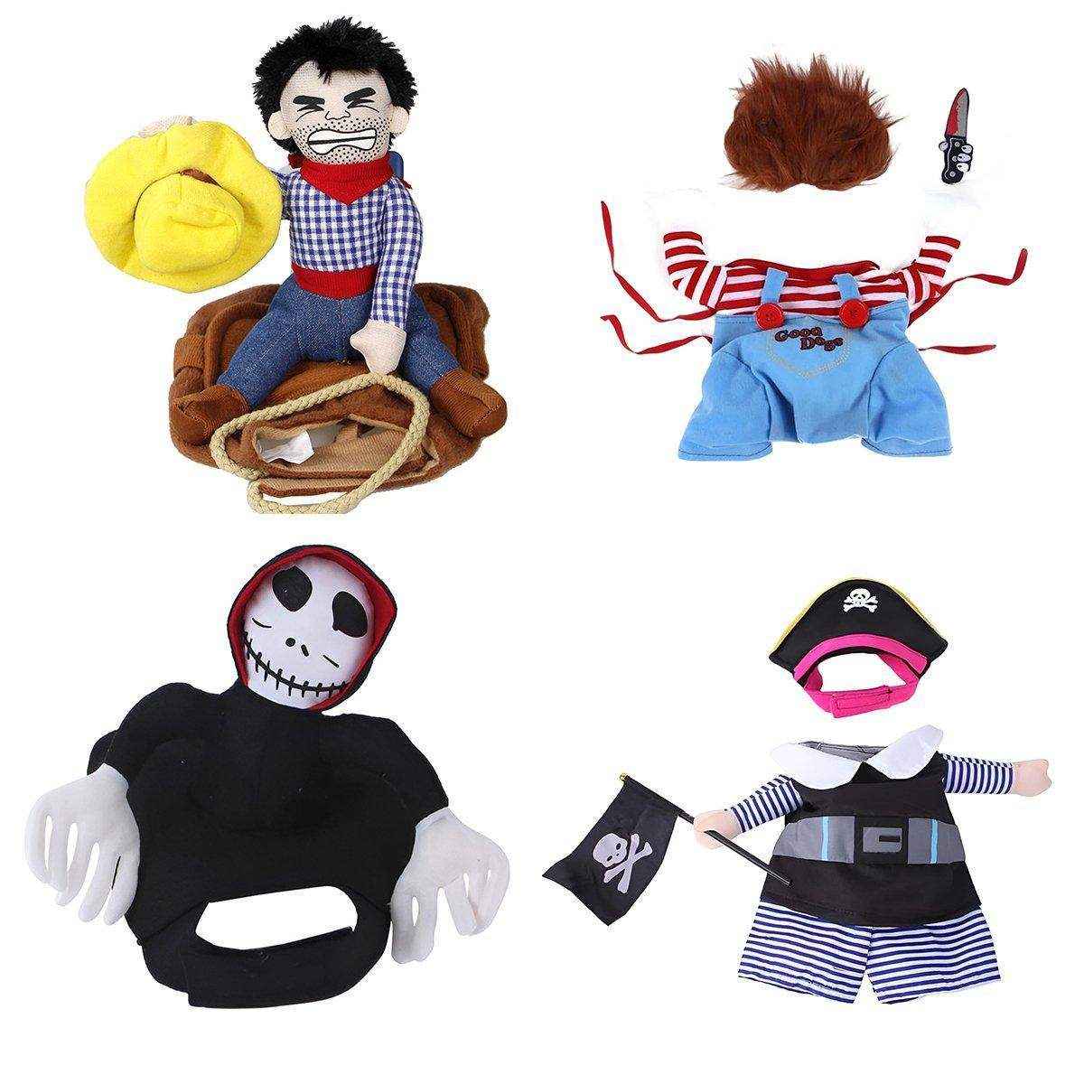 Halloween Dog Costume Pet Accessories Funny Dress Up for Small Medium Dogs