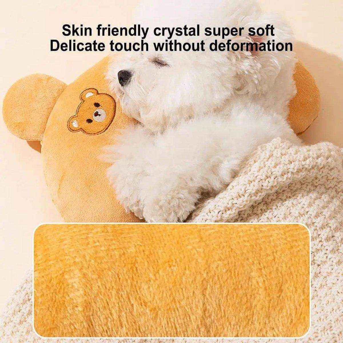 Dog Pet U Shaped Pillow Cartoon Breathable Cat Sleeping Cushion
