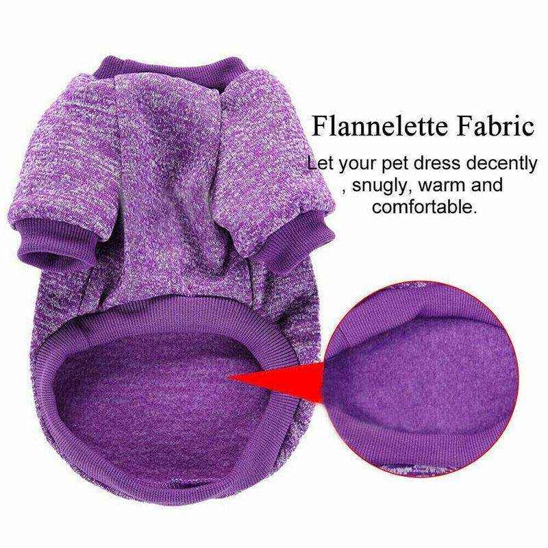 Winter Comfort Dog Jumper with Knitted Design and Colour Options