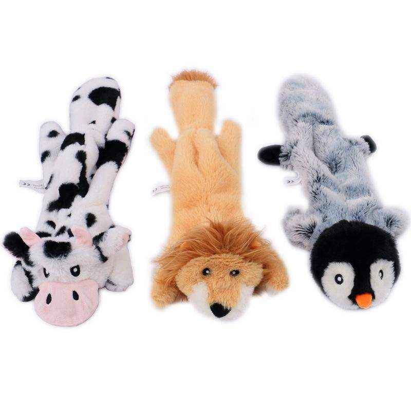 Durable Plush Dog Toy with Squeaky Feature for Medium Breeds 45 cm