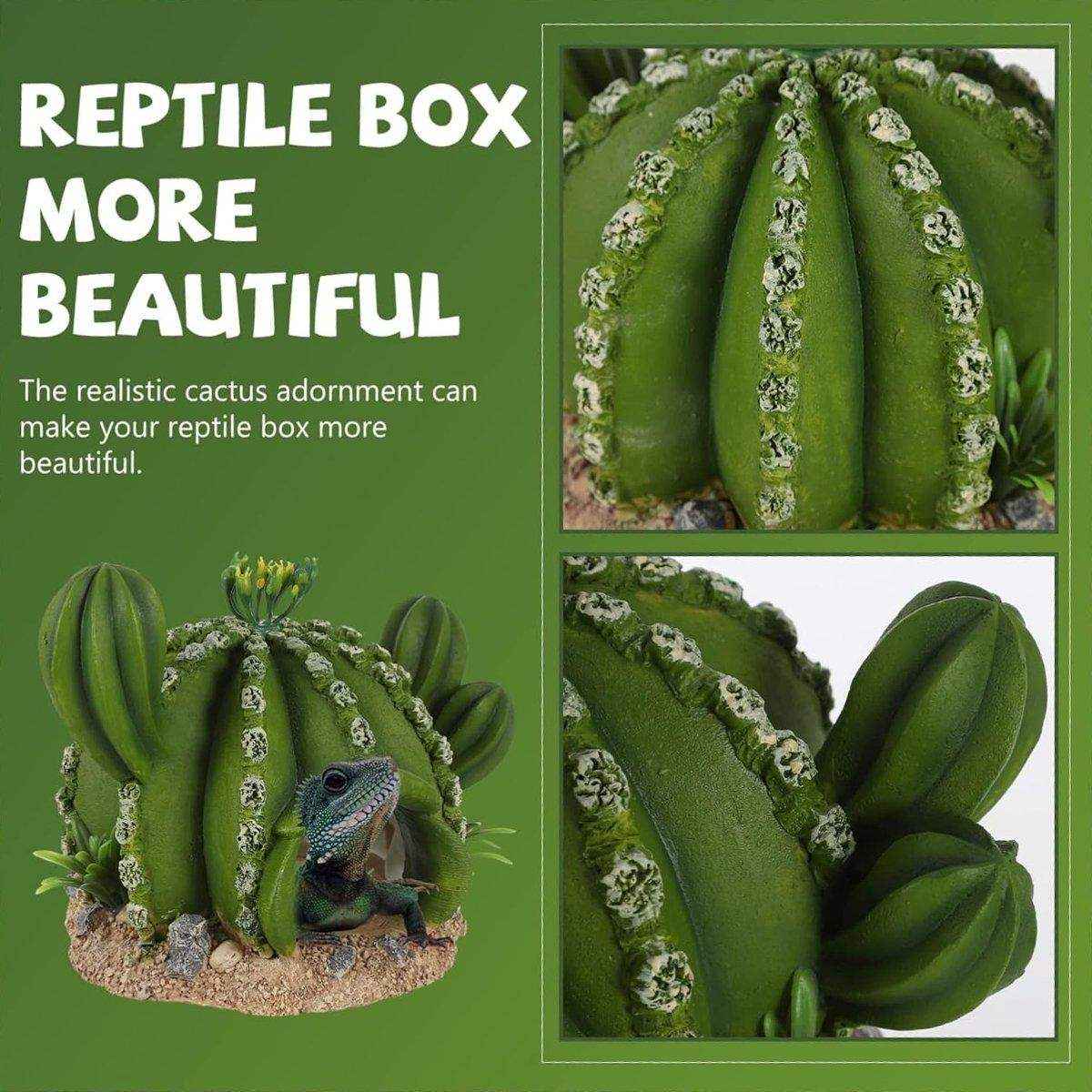 Simulation Cactus Tree Aquarium Ornament Desert Plant Decor for Fish Tank House