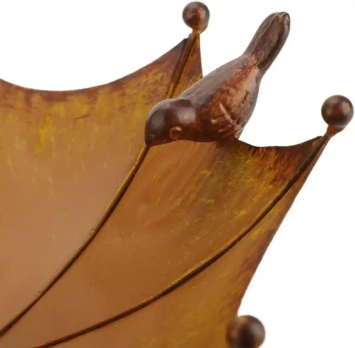 Metal Home Decoration Garden Umbrella Bird Bath Feeder Bird Trough Bird Feeders