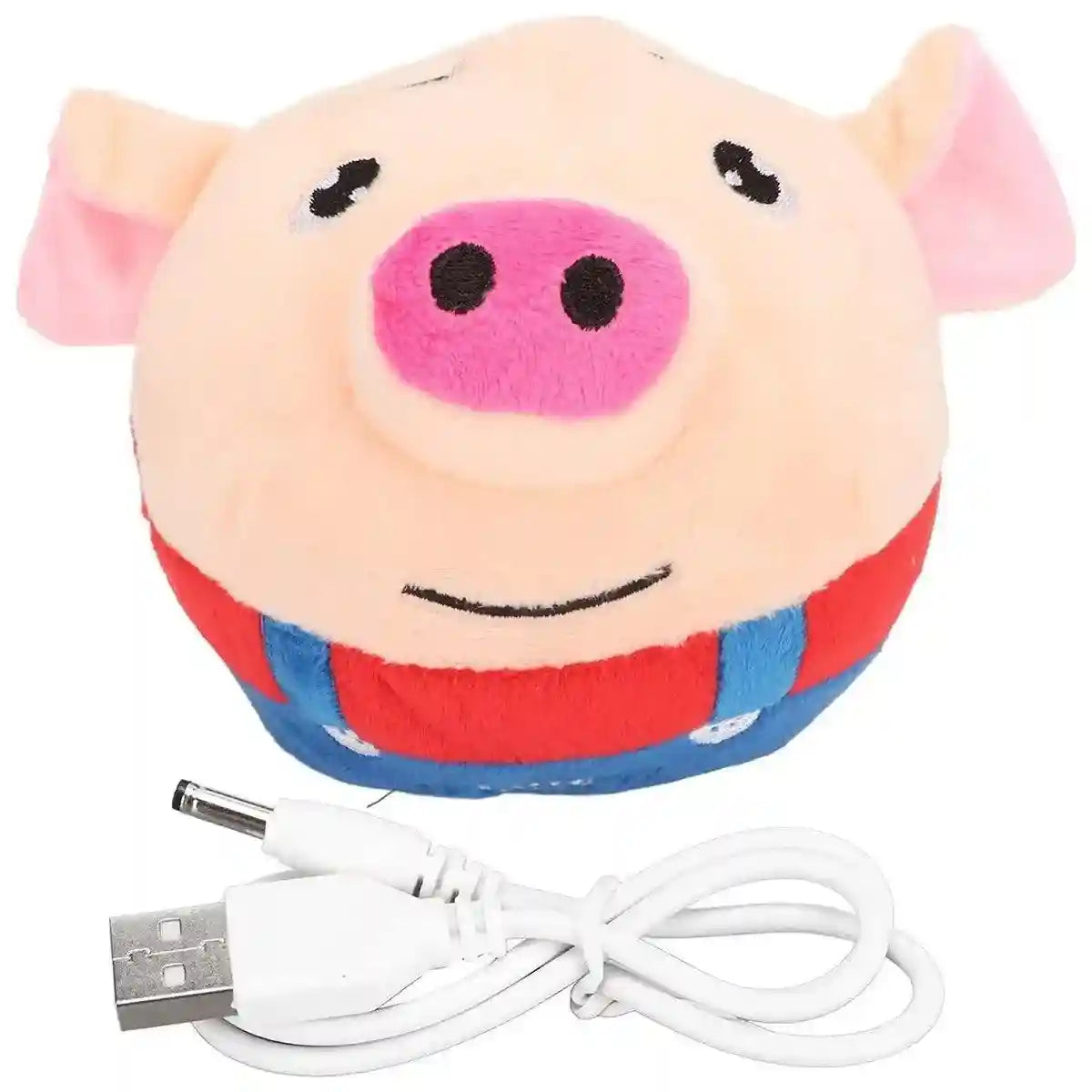 Interactive Jumping Pig Toy for Pets Dogs Cats Fun Animal Bouncing Play Toy