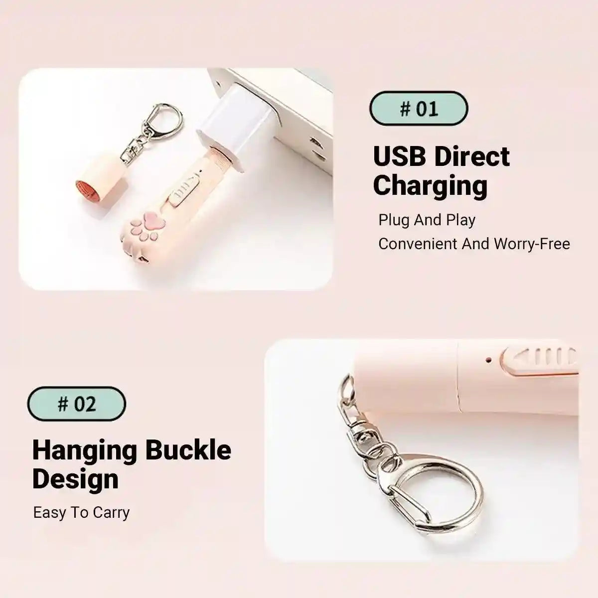 Playing Toy Dog Pet Laser Pointer LED Interactive Cat Claw Shape