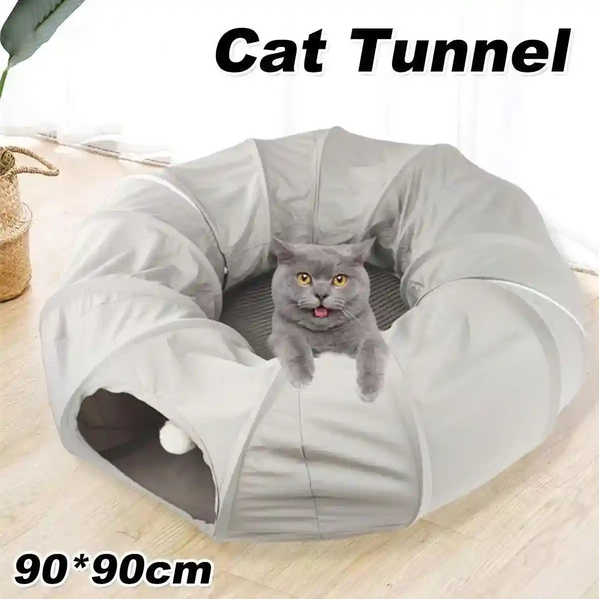 Breathable Cat Tunnel Toy
