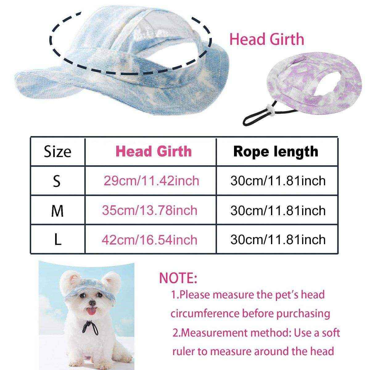 Pet Hat Cute Leaky Ears Anti-shedding Adjustable Fisherman Hat