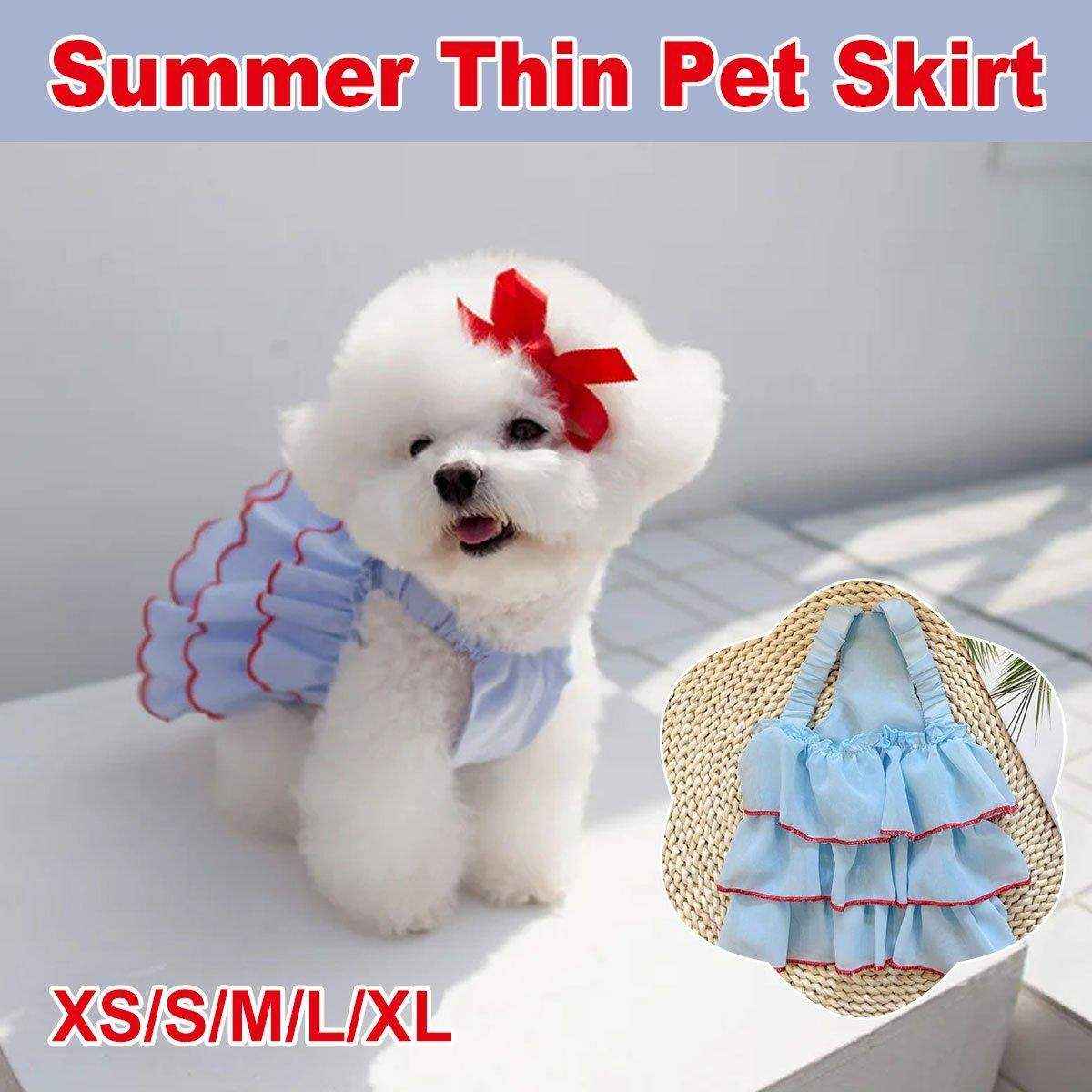 Summer Pet Princess Skirt Cat Dog Dress