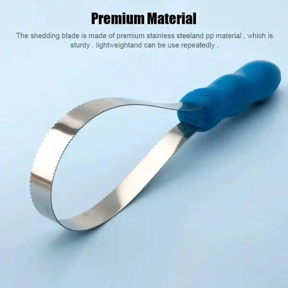 Pet Grooming Tool for Shedding Stainless Steel Hair Removal Comb for Dogs & Cats