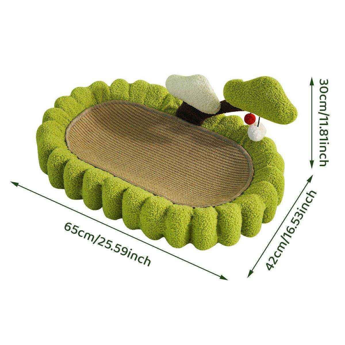 Durable Cat Scratching Bowl Mat Scratch Pad Cat Toy