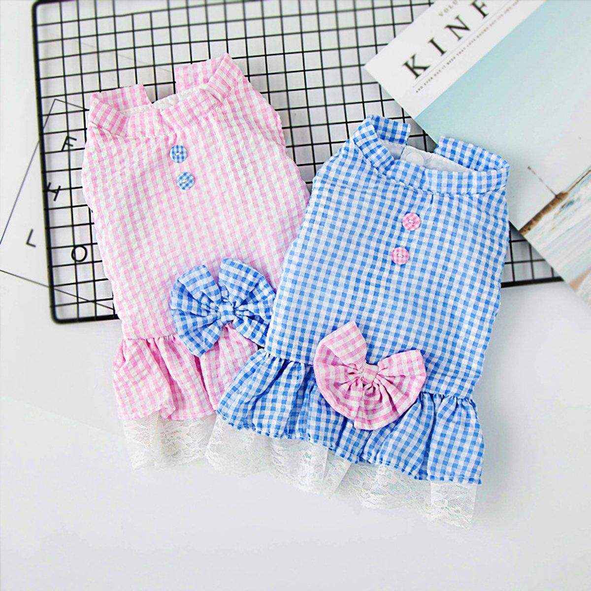 Cute Small Dog Dress Puppy Clothing Pet Apparel Fashion Outfit