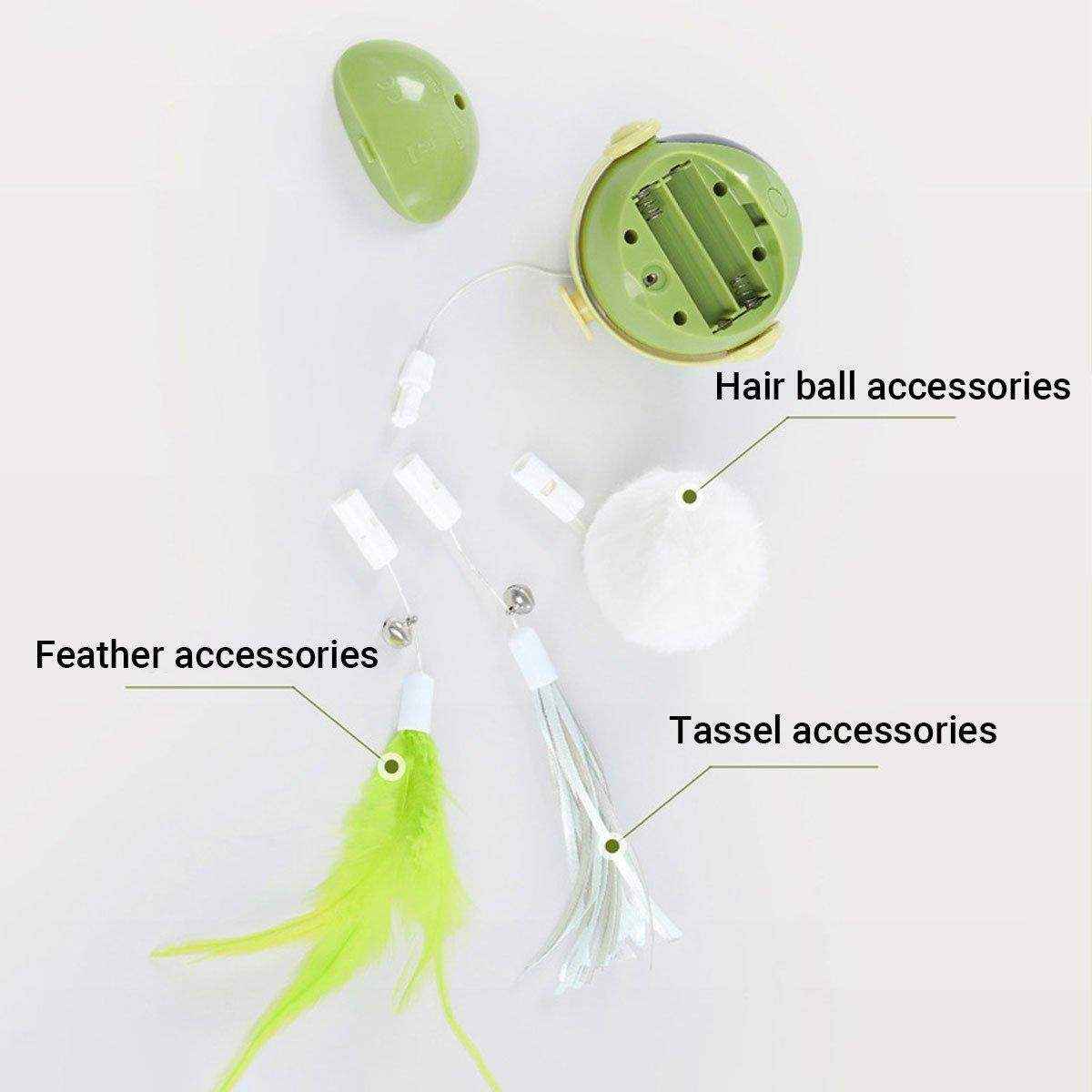 Smart Automatic Cat Toy Self-Amusement Electric Teasing Stick Magic Cat Device