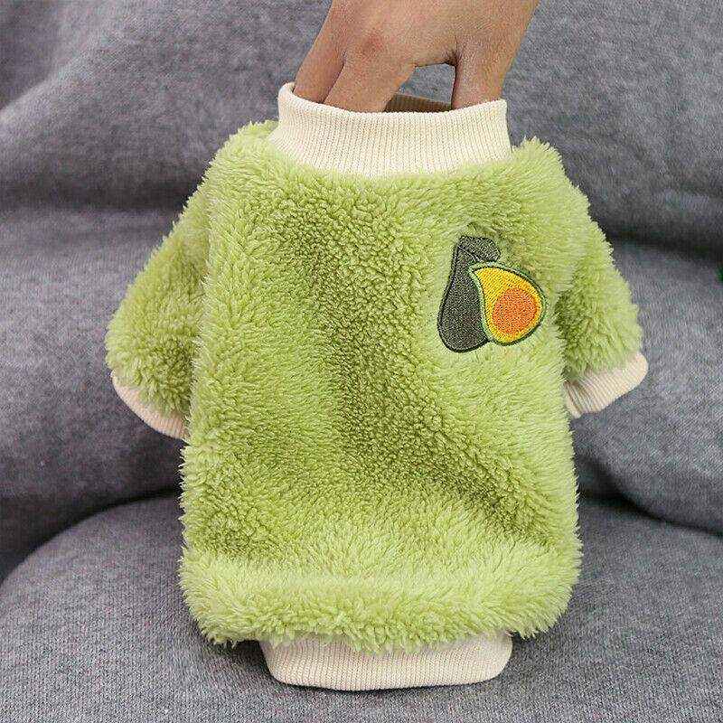 Fleece Dog Jumper for Small Pets Stylish Warmth for Winter
