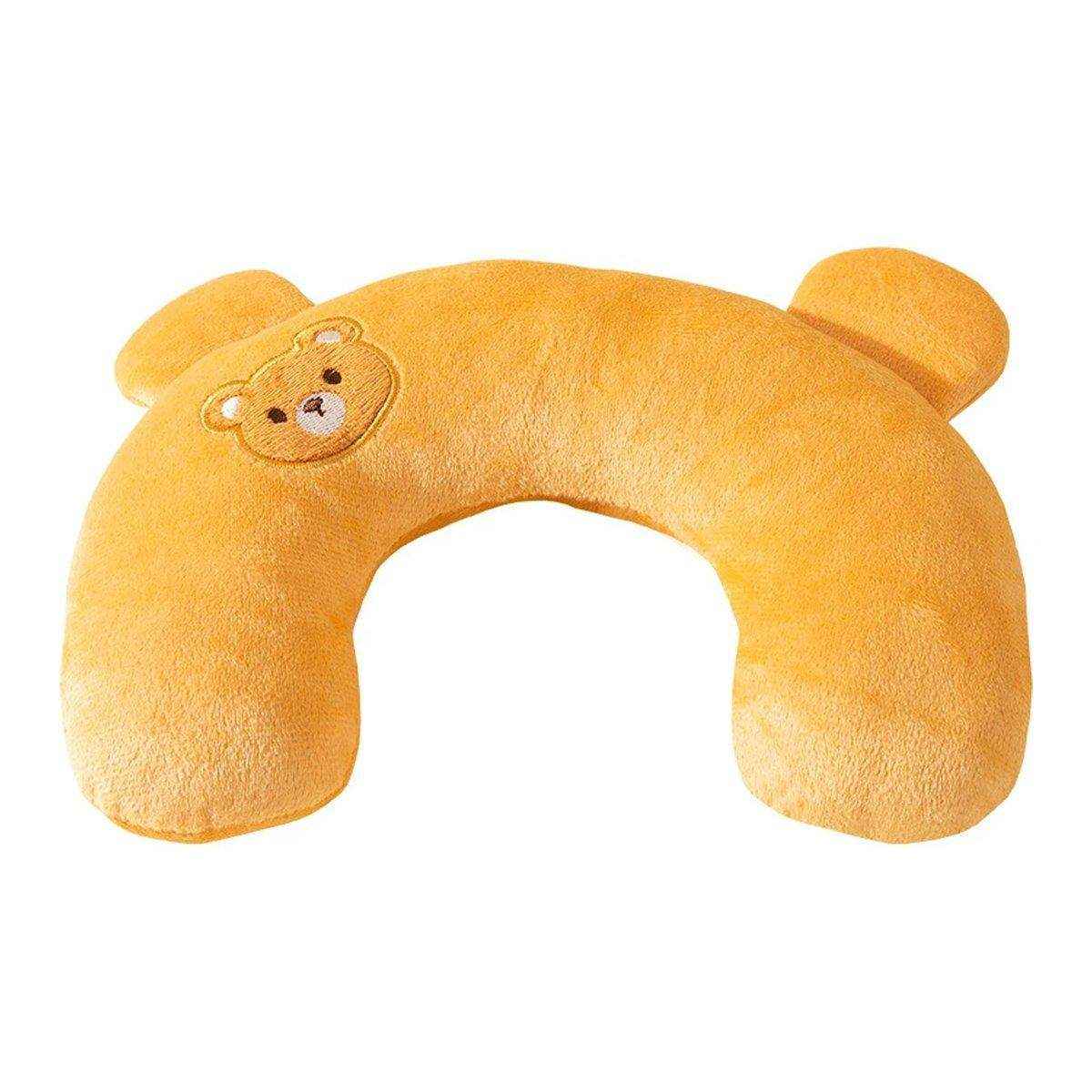 Dog Pet U Shaped Pillow Cartoon Breathable Cat Sleeping Cushion