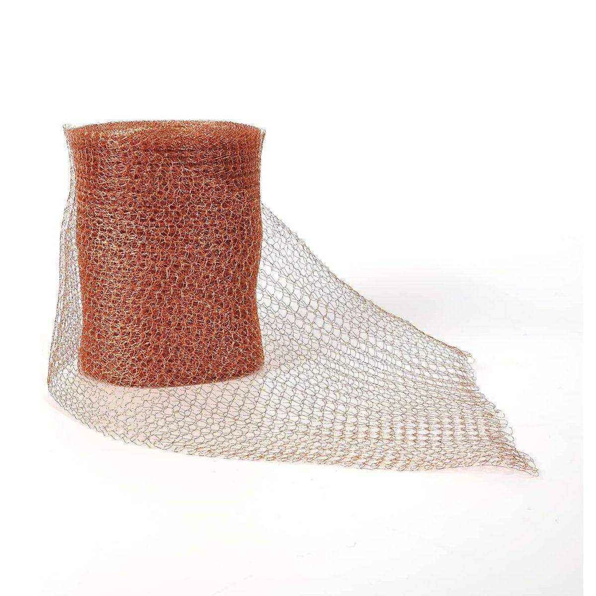 Woven Copper Mesh Roll 15cm x 6m for Gardening Pest Control