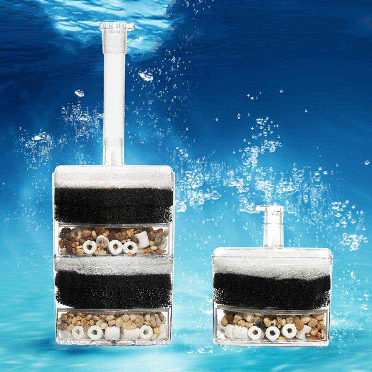 Mini Aquarium Biochemical Filter Compact In-Tank Fish Tank Filter