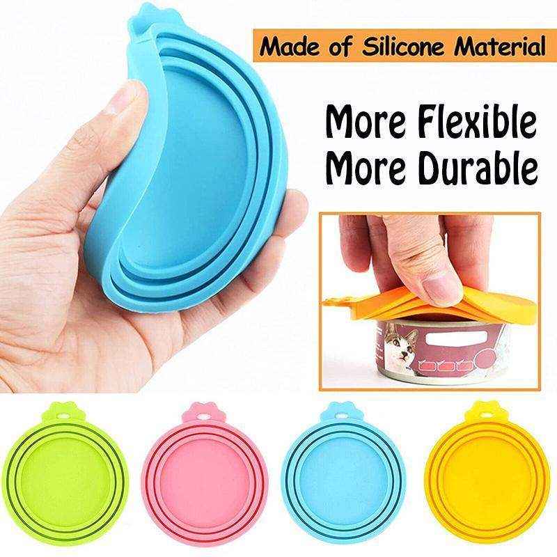 Silicone Dog Food Can Lid Reusable Dog/Cat Tin Storage Cap