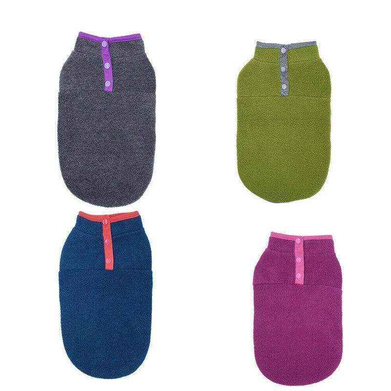 Winter Fleece Dog Jumper for Small to Medium Pets Warm & Soft Vest