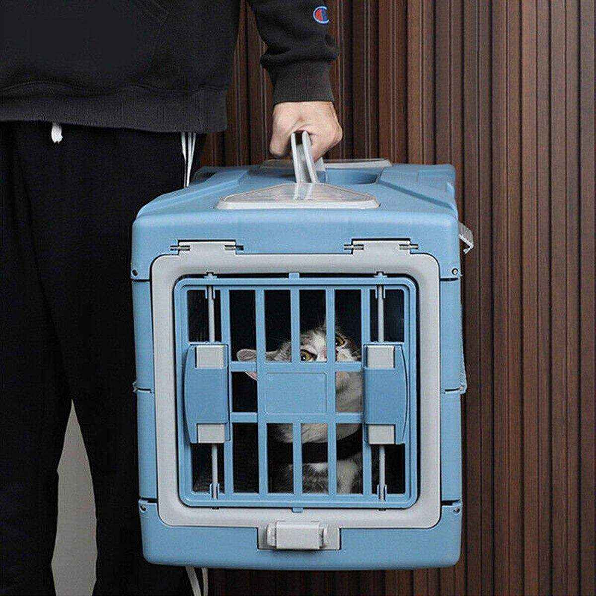 Pet Air Box Folding Portable Dog Cat Crate