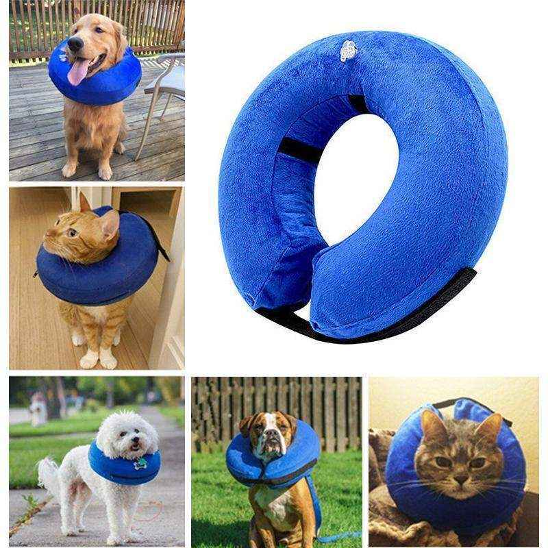 Inflatable Pet Healing Collar - Dog & Cat Medical Protective Cone Jackets