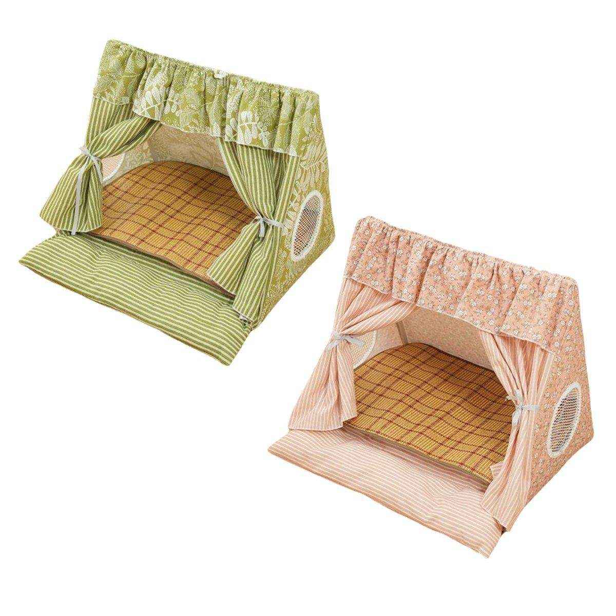 Cozy Semi-Closed Cat Tent Comfortable & Private Pet Bed for Cats and Dogs