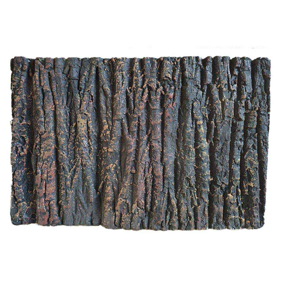 3D Aquarium Background Board Realistic Bark & Rock Design for Tanks