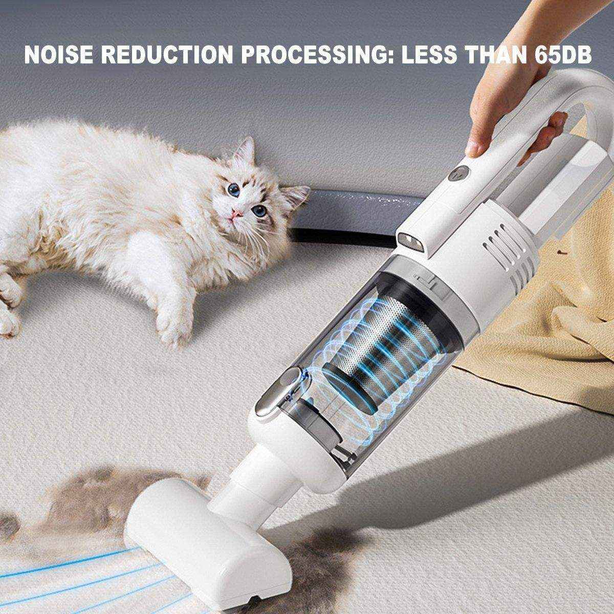 Fully Automatic Wireless Vacuum Cleaner for Pets Powerful & Portable