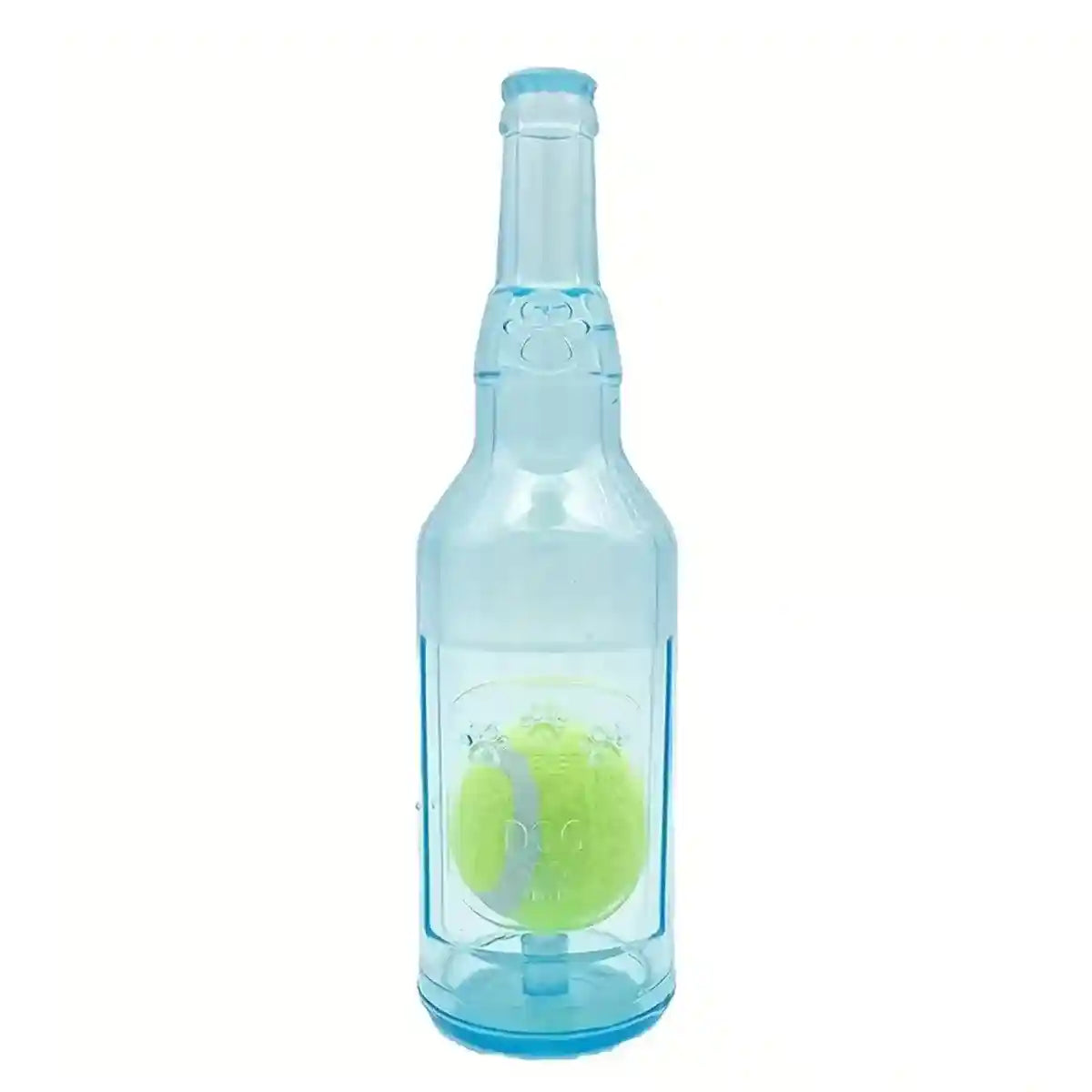Durable Pet Teething Resistant Tennis Ball Wine Bottle Chew Toy for Dogs Play