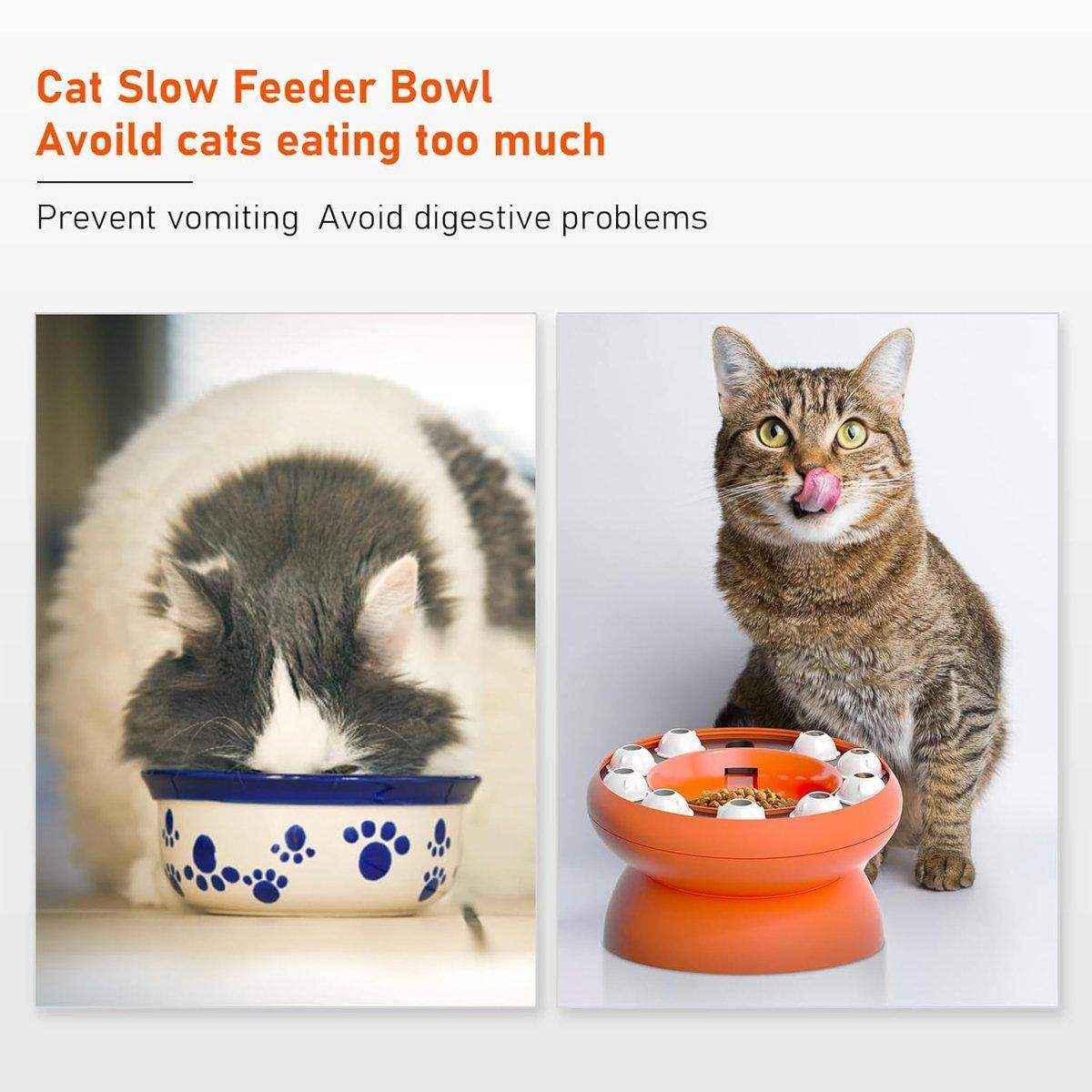 Interactive Slow Feeder Bowl Hidden Food Toy for Cats and Dogs Promotes Healthy Eating