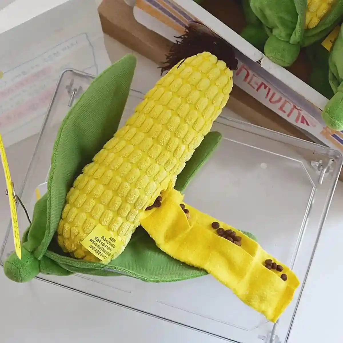 Yellow & Green Corn Puppy Chew Toy Dog Toy