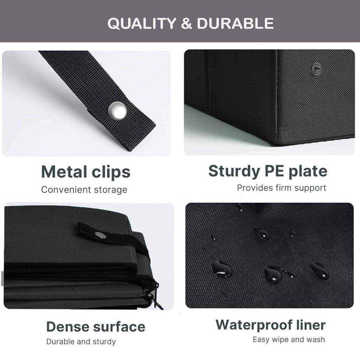 Travel Cat Litter Box With Lid and Handle Standard Portable Foldable Cat Litter Box Fabric Cat Litter Bag