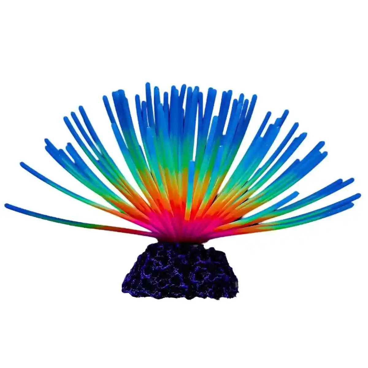 Aquarium Fish Tank Decor Simulation Coral Lotus Aquatic Plants Vibrant Ornament