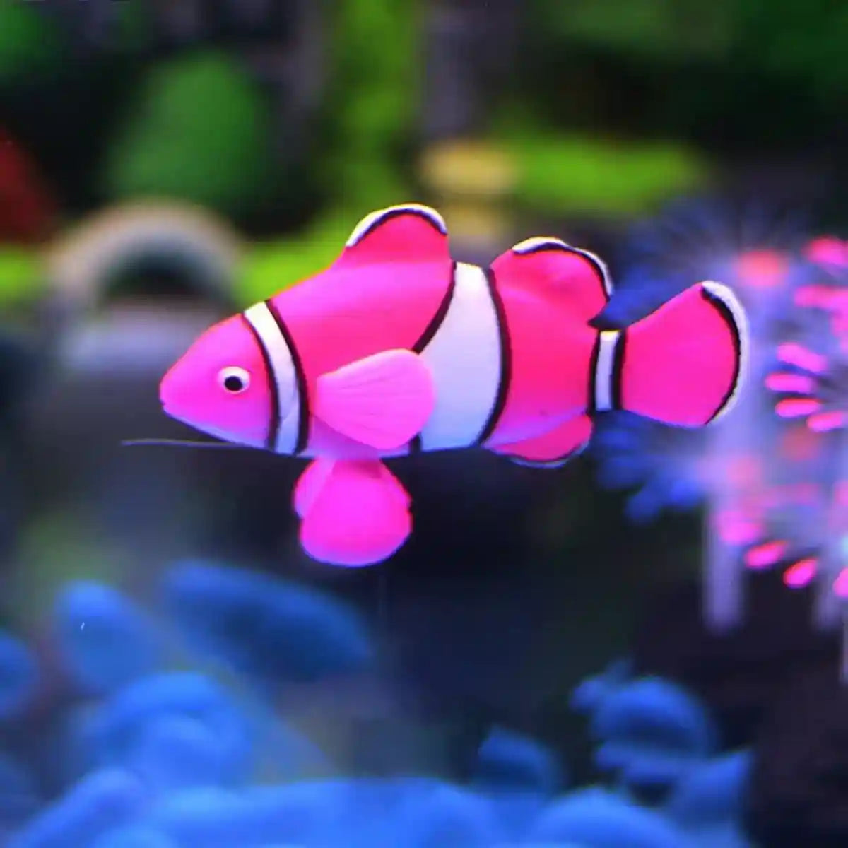 Artificial Aquarium Fish Decorations Silicone Betta Moving Floating Small Fish