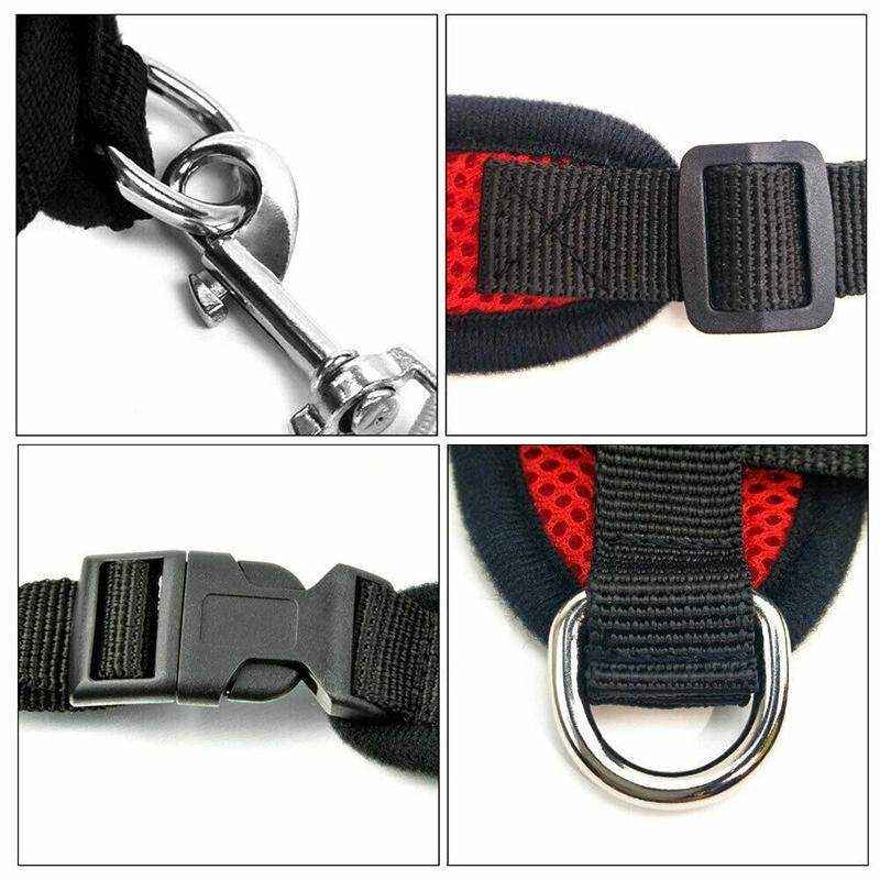 Adjustable Breathable Mesh Cat Harness Vest