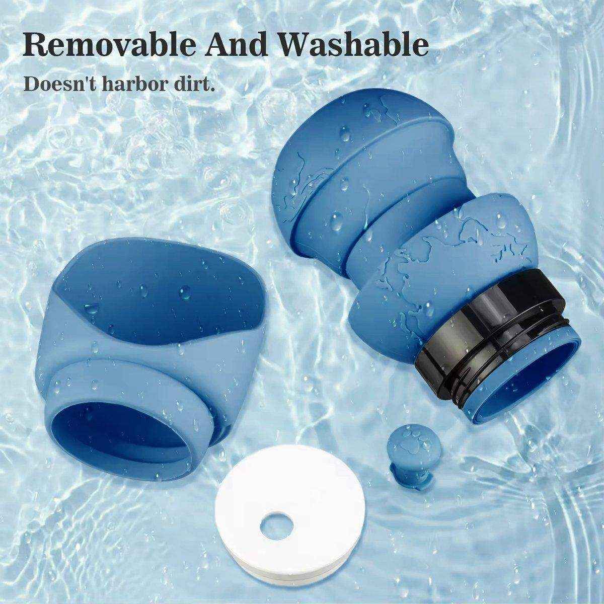 550ml Dog Outdoor Water Cup Pet Travel Kettle Pet Out Folding Water Cup