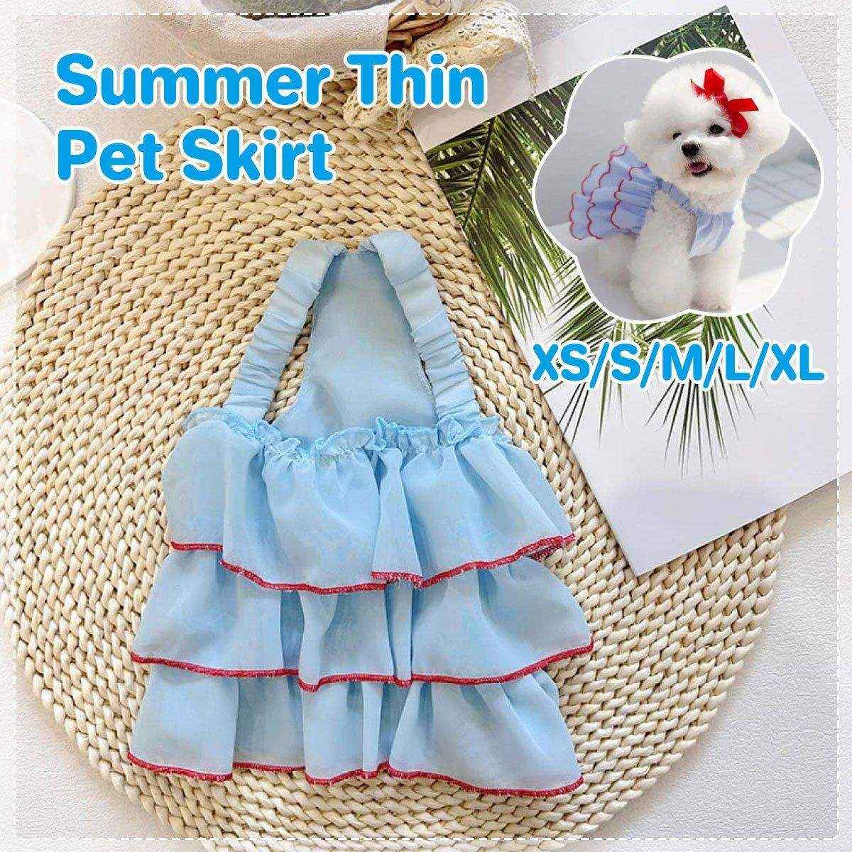 Summer Pet Princess Skirt Cat Dog Dress