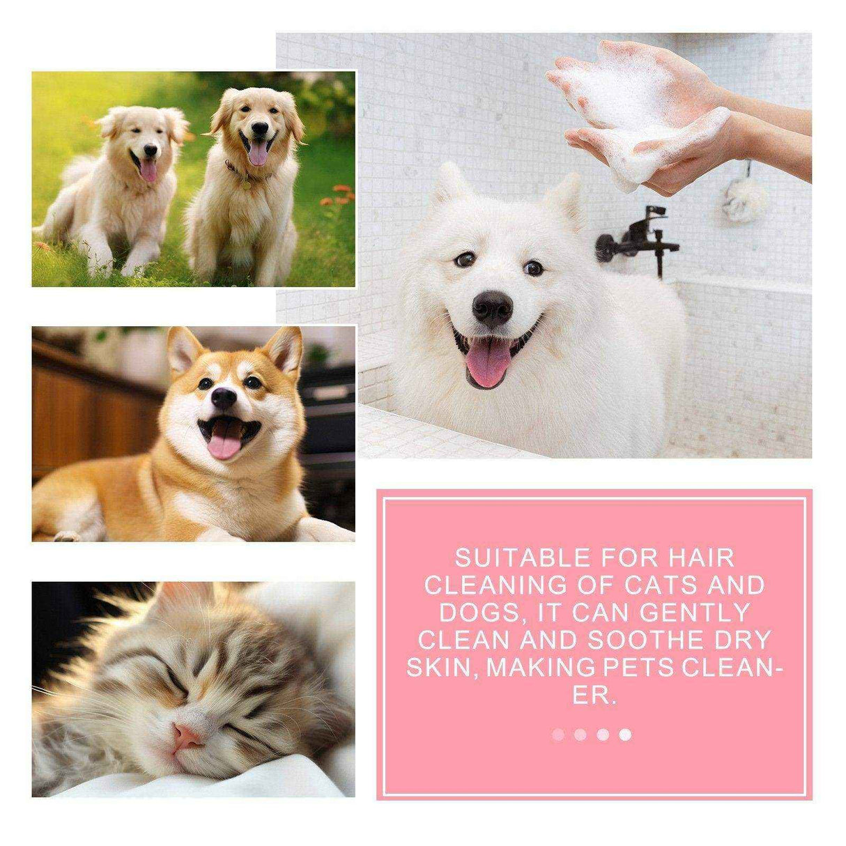 Pet Soap Relieve Skin Itching For Dogs And Cats Soft Hair Care