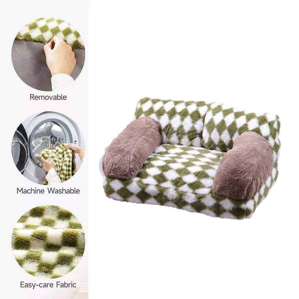 Orthopedic Cat & Dog Sofa Bed Supportive & Cozy Pet Couch