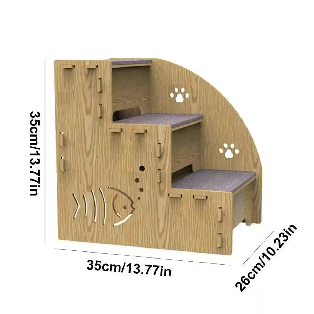 Wooden Cat Climbing Rack Disassembly Pet Climbing Ladder