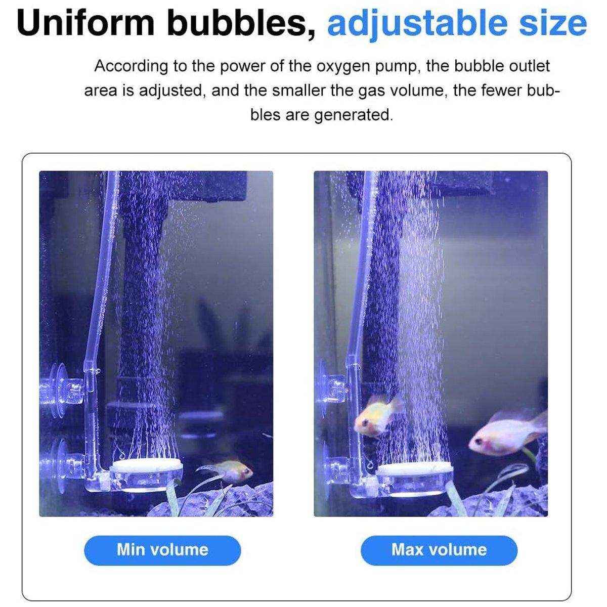 Bubble Stone Aerator Head for Aquarium Efficient Bubbler for Oxygenation