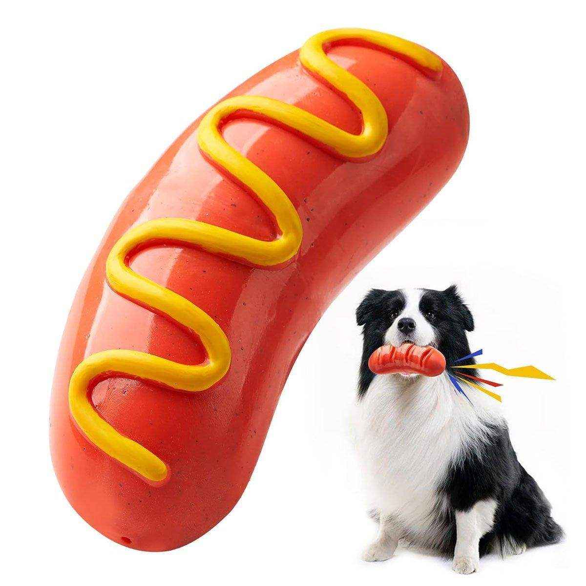 TPR Baked Sausage Ham Sausage Pet Dog Toy