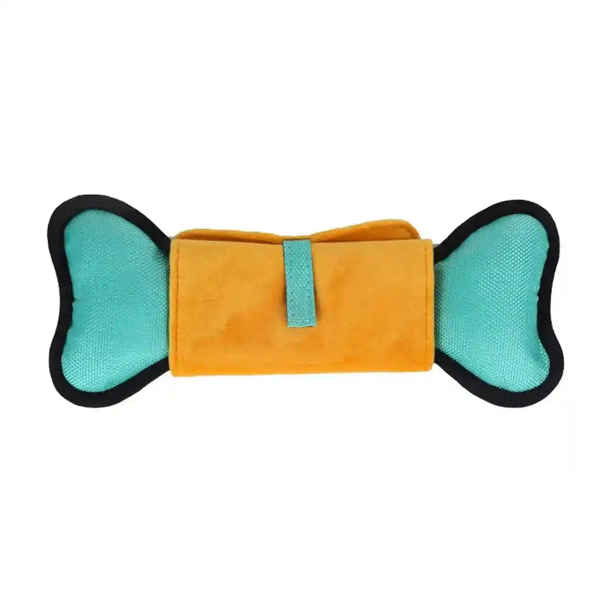 Interactive Canvas Dog Toy with Treat Pockets Crinkle Sound