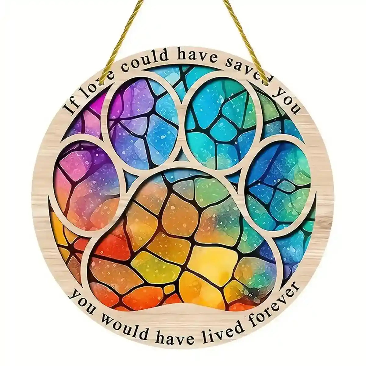 Pet Memorial Wind Chime for Indoor & Outdoor Tribute