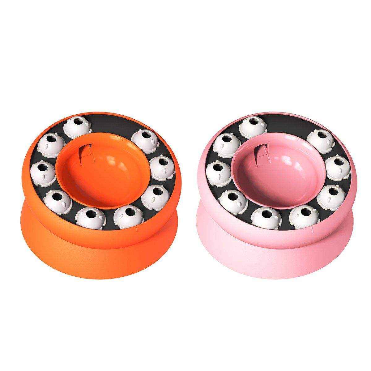 Interactive Slow Feeder Bowl Hidden Food Toy for Cats and Dogs Promotes Healthy Eating