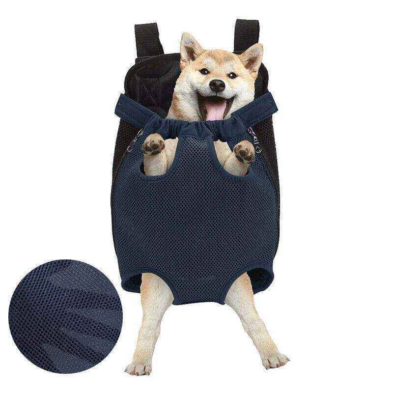Durable Dog Front Carrier Backpack Adjustable & Breathable Pet Carrier