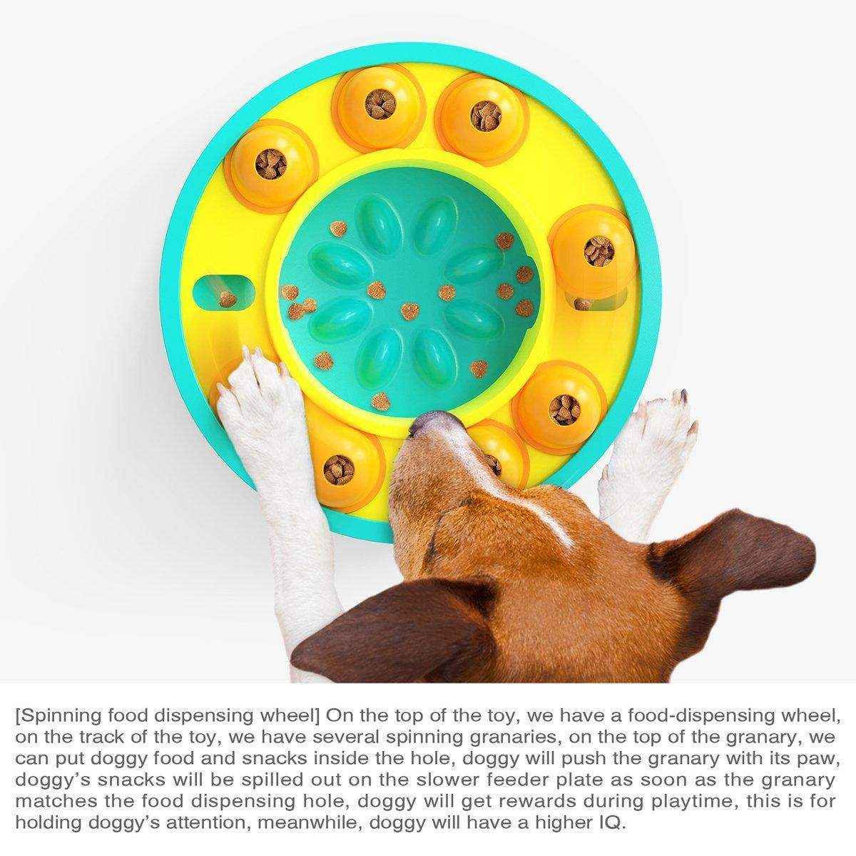 Slow Food Leakage Cat and Dog Bowl Hidden Food Toy for Mental Stimulation