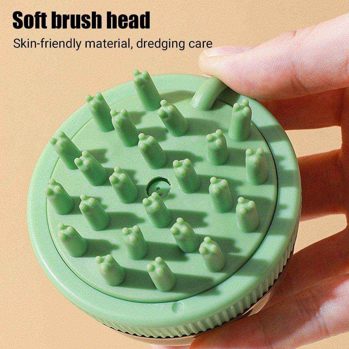 Pet Space Capsule Shower Brush Cat Dog Bath Massage Brush
