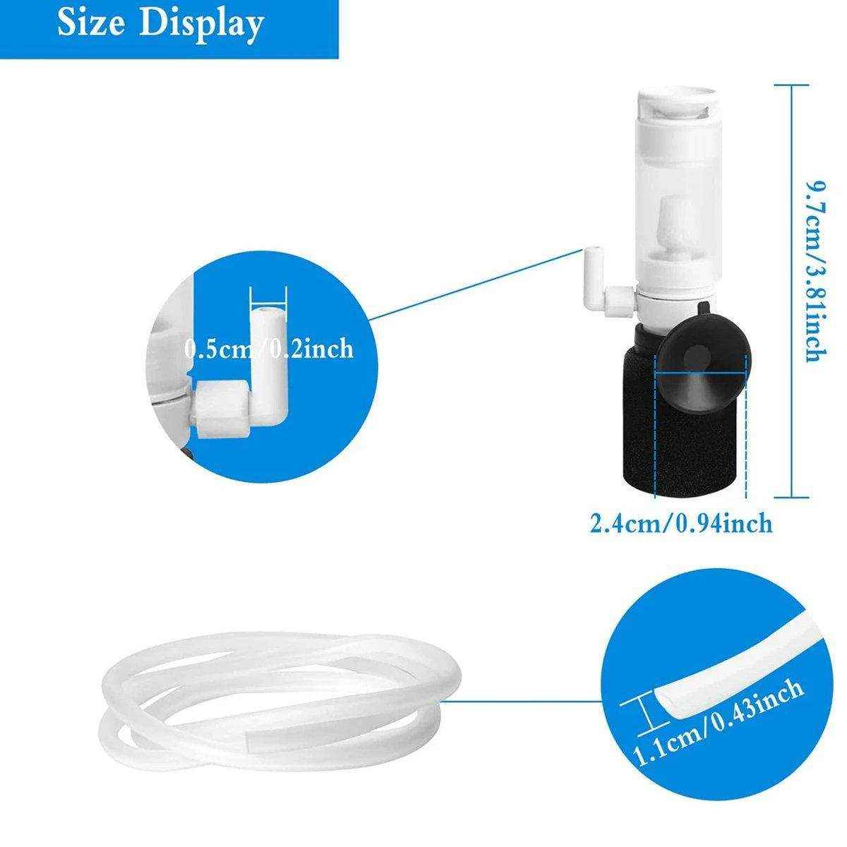 Compact Sponge Filters for Fish Tanks - Silent Internal Fish Tank Filter
